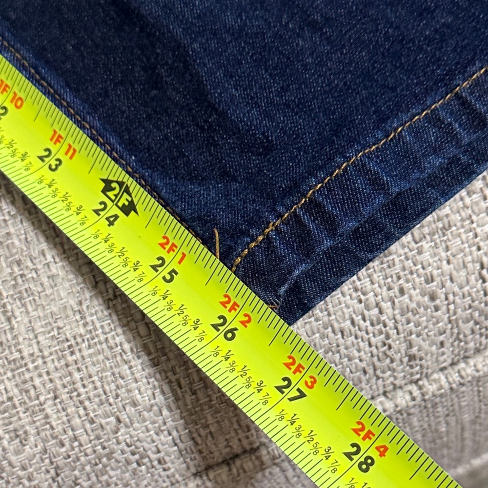Liz Claiborne Dark Wash Slim Straight Ankle Jeans 20WP Hepburn - Picture 11 of 14